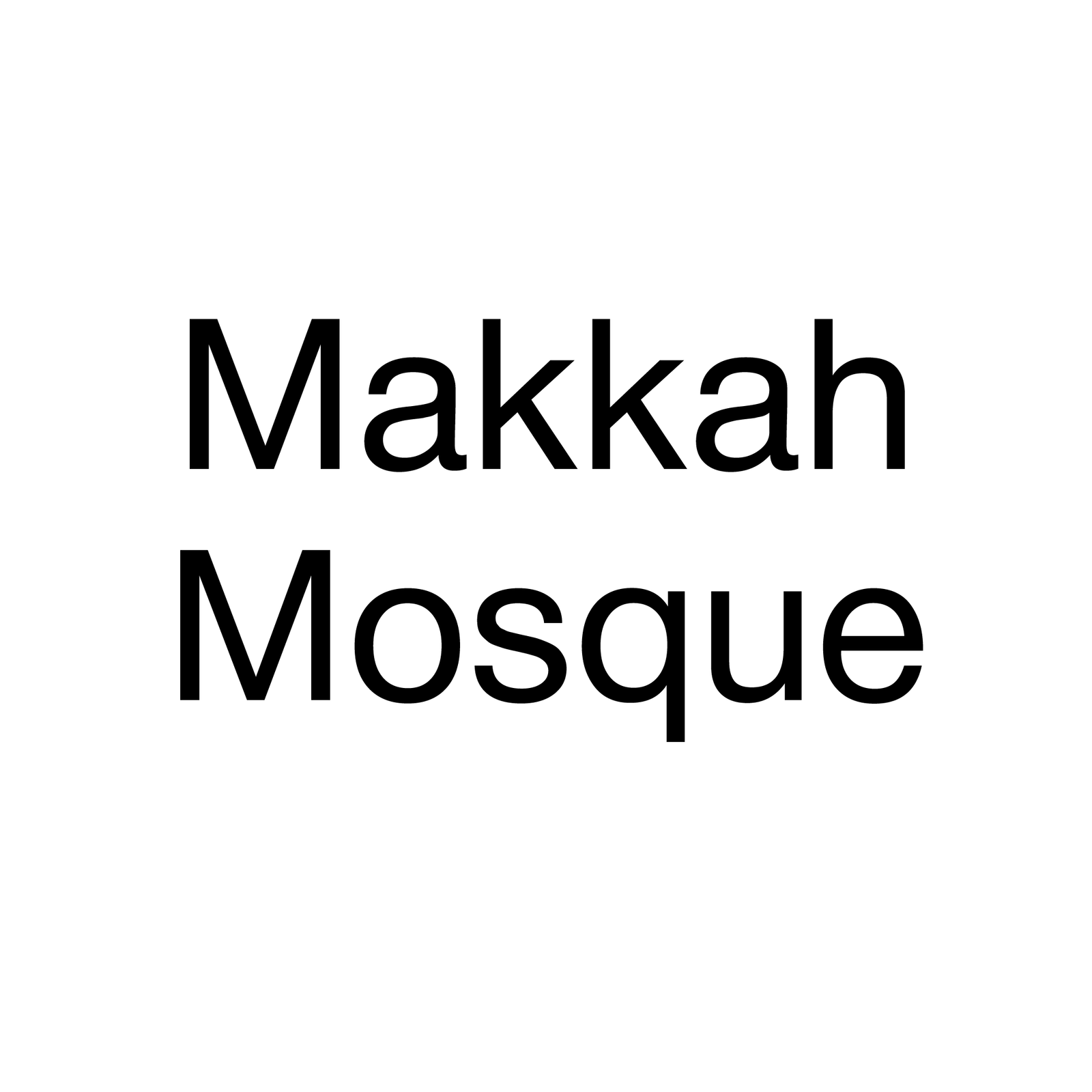 Makkah Mosque Logo